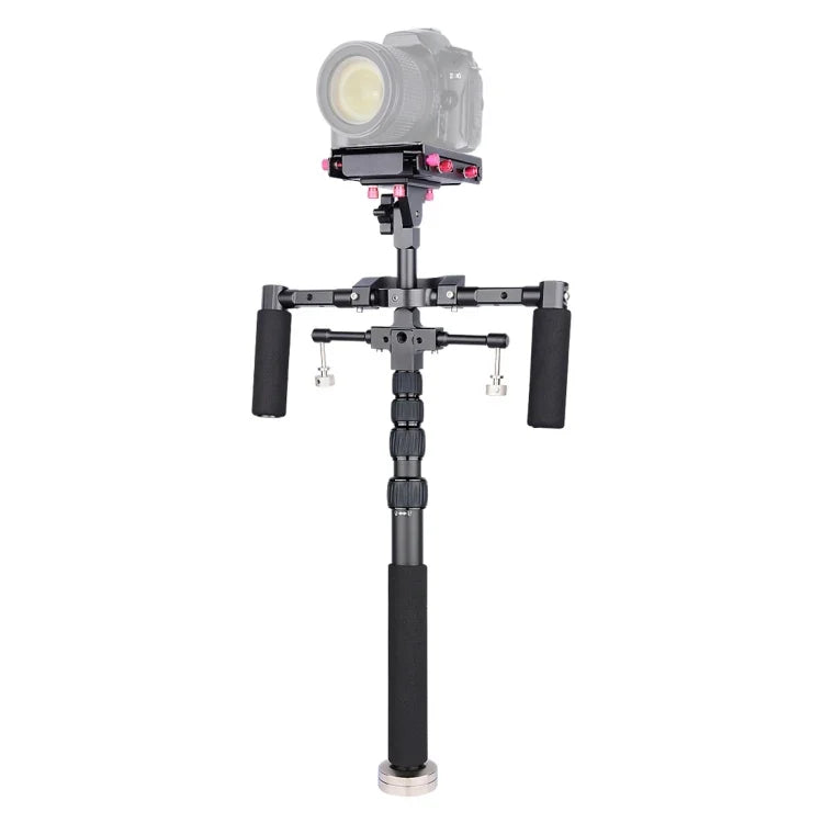 Bộ Giá Đỡ Đa Năng 4 trong 1 YELANGU S300 + Giá Đỡ Vai Cầm Tay Đôi + Gậy Đơn + Bộ Ổn Định cho Máy Ảnh / Máy Ảnh SLR, Chiều Cao Điều Chỉnh: 63cm-170cm, YELANGU S300