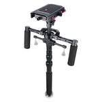 Bộ Giá Đỡ Đa Năng 4 trong 1 YELANGU S300 + Giá Đỡ Vai Cầm Tay Đôi + Gậy Đơn + Bộ Ổn Định cho Máy Ảnh / Máy Ảnh SLR, Chiều Cao Điều Chỉnh: 63cm-170cm, YELANGU S300