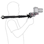Bộ Giá Đỡ Đa Năng 4 trong 1 YELANGU S300 + Giá Đỡ Vai Cầm Tay Đôi + Gậy Đơn + Bộ Ổn Định cho Máy Ảnh / Máy Ảnh SLR, Chiều Cao Điều Chỉnh: 63cm-170cm, YELANGU S300