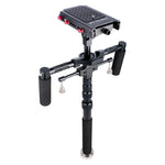 Bộ Giá Đỡ Đa Năng 4 trong 1 YELANGU S300 + Giá Đỡ Vai Cầm Tay Đôi + Gậy Đơn + Bộ Ổn Định cho Máy Ảnh / Máy Ảnh SLR, Chiều Cao Điều Chỉnh: 63cm-170cm, YELANGU S300