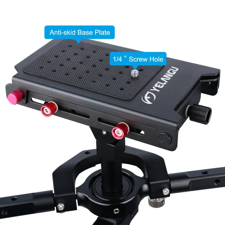 Bộ Giá Đỡ Đa Năng 4 trong 1 YELANGU S300 + Giá Đỡ Vai Cầm Tay Đôi + Gậy Đơn + Bộ Ổn Định cho Máy Ảnh / Máy Ảnh SLR, Chiều Cao Điều Chỉnh: 63cm-170cm, YELANGU S300