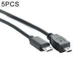 5 Cái Cáp Dữ Liệu Điện Thoại Micro USB 30cm Sang Mini 8 Pin USB OTG cho Nikon, Micro Sang Mini 8 Pin Cho Nikon