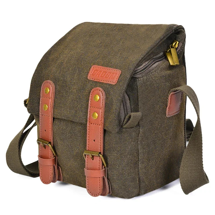 Túi Máy Ảnh Kỹ Thuật Số Chống Thấm Đa Năng Vải Canvas Retro Đơn Giản CADEN N1, N1 Đơn Giản Màu Cà Phê, N1 Đơn Giản Màu Be Trắng