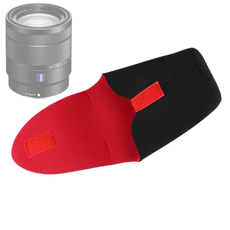 Túi đựng ống kính máy ảnh SLR chống sốc dày bằng neoprene có keo dính, Đường kính: 90mm, Chiều cao: 130mm, Đường kính: 90mm, Chiều cao: 130mm