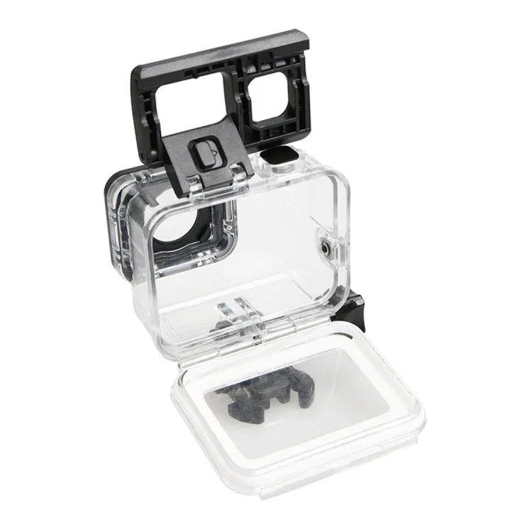 Vỏ bảo vệ chống nước 45m có màn hình cảm ứng cho GoPro HERO6 /5 với khóa, giá đỡ cơ bản & ốc vít, không cần tháo ống kính, chống nước 45m