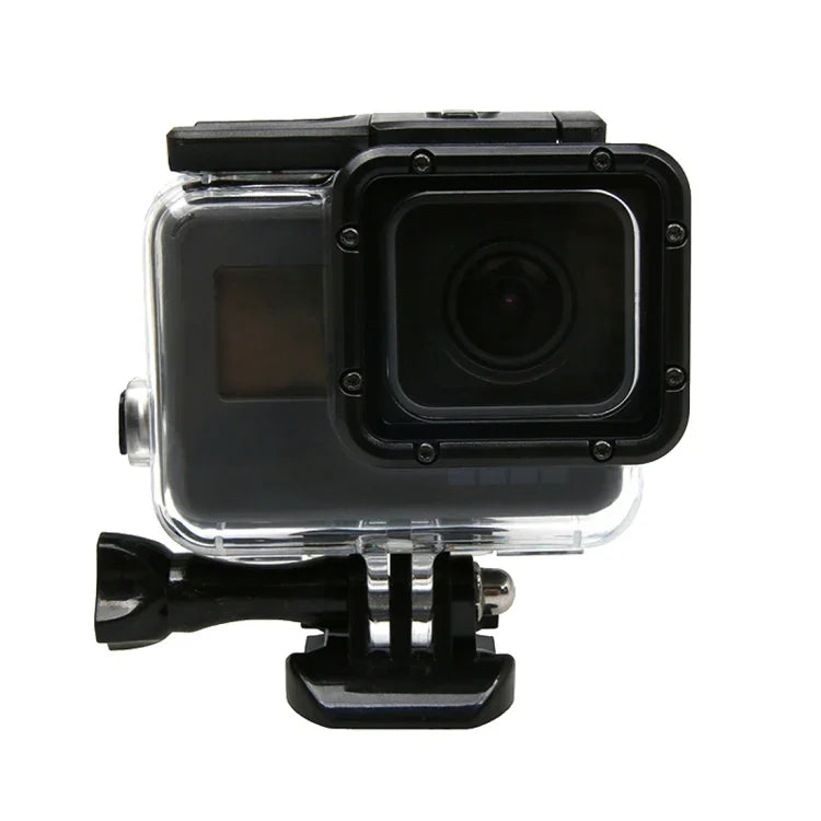 Vỏ bảo vệ chống nước 45m có màn hình cảm ứng cho GoPro HERO6 /5 với khóa, giá đỡ cơ bản & ốc vít, không cần tháo ống kính, chống nước 45m