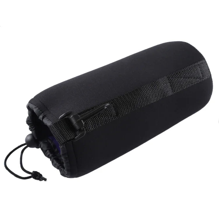 Bộ 4 túi đựng ống kính máy ảnh SLR bằng neoprene kèm móc khóa, Kích thước: 10x22cm, 10x14cm, 10x18cm, 8x10cm, 4 kích thước
