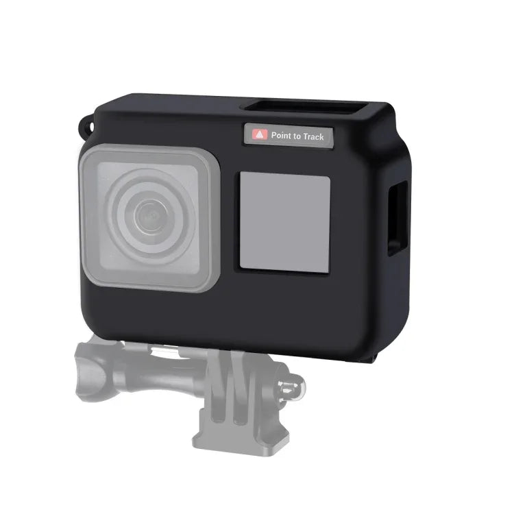 Vỏ bảo vệ silicone chống sốc có khung cho Insta360 One R 4K kèm nắp che ống kính, Vỏ 4K + Nắp ống kính