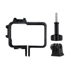Vỏ bảo vệ khung nhựa kèm đế chân máy & ốc dài & đế giày lạnh cho Insta360 One R, Khung giày lạnh