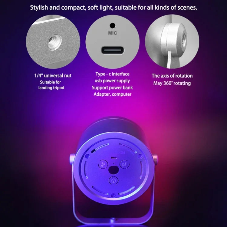 Đèn Chiếu Sáng Môi Trường RGB LUXCEO Mood2 Có Điều Khiển Từ Xa