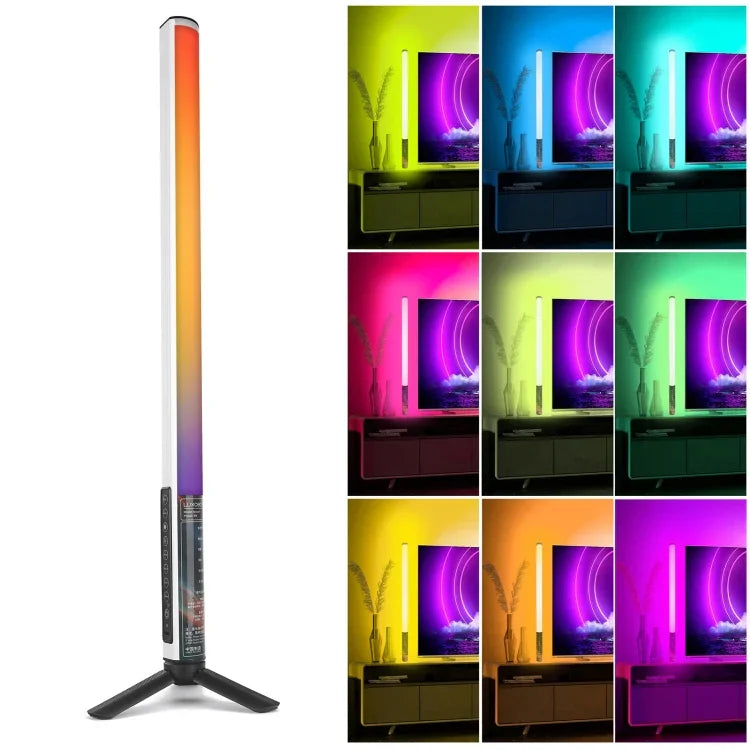Đèn LED Thanh RGB LUXCeO Mood1 50cm Chiếu Sáng Môi Trường Nhiều Màu Cho Video Ảnh Cầm Tay, Không Có Chân Đỡ, 50cm