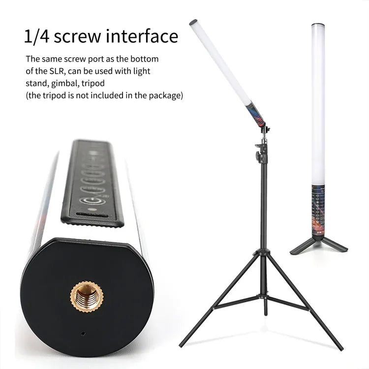 Đèn LED Thanh RGB LUXCeO Mood1 50cm Chiếu Sáng Môi Trường Nhiều Màu Cho Video Ảnh Cầm Tay, Không Có Chân Đỡ, 50cm