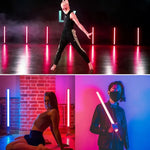 Đèn LED Thanh RGB LUXCeO Mood1 50cm Chiếu Sáng Môi Trường Nhiều Màu Cho Video Ảnh Cầm Tay, Không Có Chân Đỡ, 50cm