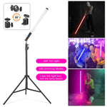 Đèn LED Thanh RGB LUXCeO Mood1 85cm Chiếu Sáng Môi Trường Nhiều Màu Cho Video Ảnh Cầm Tay, Không Có Chân Đỡ, 85cm