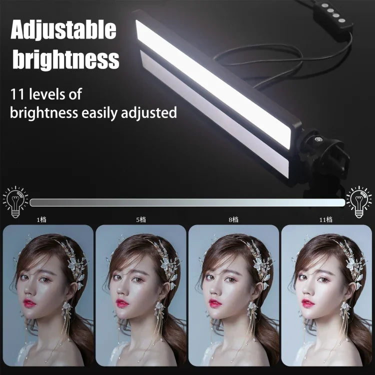 Đèn LED USB LUXCeO WS66 Chiếu Sáng Video Trực Tiếp 2500K-9000K Hai Màu Cho Laptop Hội Nghị, WS66