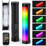 Đèn LED cầm tay LUXCeO P100 RGB cho chụp ảnh và video với điều khiển từ xa & softbox lưới, P100+Softbox lưới
