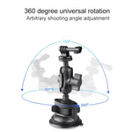 Giá đỡ gắn cốc hút đơn kèm adapter chân máy & dây thép & khóa an toàn, Cốc hút đơn