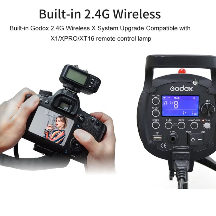 Godox QT400IIM 400Ws Strobe Studio Flash Light, QT400IIM