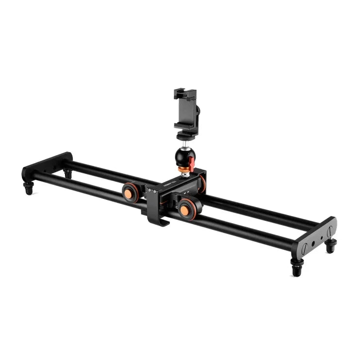 Thanh Trượt YELANGU L60E 60cm + Xe Đẩy Video 3 Bánh L4 với Kẹp Điện Thoại & Đầu Bi, L60E+L4X+PC03+T1