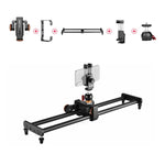 Thanh Trượt YELANGU L60E 60cm + Xe Đẩy Video 3 Bánh L4 với Kẹp Điện Thoại & Đầu Bi, L60E+L4X+PC03+T1