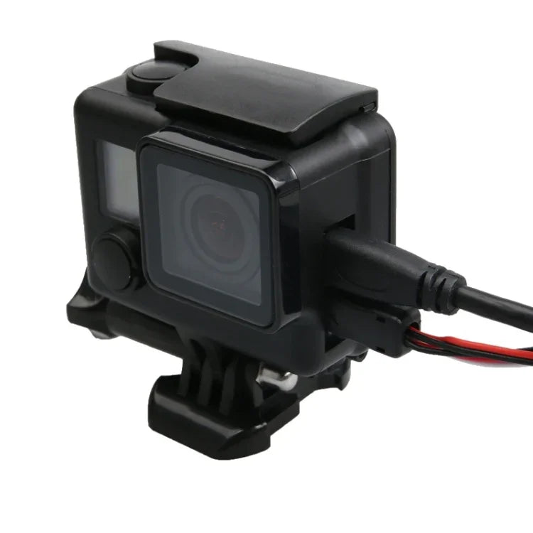 Vỏ bảo vệ khung ABS cho GoPro HERO4 kèm khóa, giá đỡ cơ bản & ốc vít dẫn, HERO4