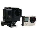 Vỏ bảo vệ khung ABS cho GoPro HERO4 kèm khóa, giá đỡ cơ bản & ốc vít dẫn, HERO4