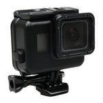 Bộ 2 trong 1 cho GoPro HERO5 gồm nắp lưng màn hình cảm ứng + vỏ bảo vệ chống nước 45m (Không cần tháo ống kính khi lắp) kèm khóa gắn cơ bản & vít dẫn, Không cần tháo ống kính