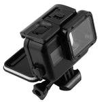 Bộ 2 trong 1 cho GoPro HERO5 gồm nắp lưng màn hình cảm ứng + vỏ bảo vệ chống nước 45m (Không cần tháo ống kính khi lắp) kèm khóa gắn cơ bản & vít dẫn, Không cần tháo ống kính