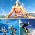 Bộ 2 trong 1 cho GoPro HERO5 gồm nắp lưng màn hình cảm ứng + vỏ bảo vệ chống nước 45m (Không cần tháo ống kính khi lắp) kèm khóa gắn cơ bản & vít dẫn, Không cần tháo ống kính