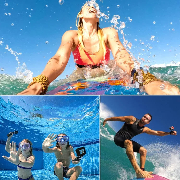 Bộ 2 trong 1 cho GoPro HERO5 gồm nắp lưng màn hình cảm ứng + vỏ bảo vệ chống nước 45m (Không cần tháo ống kính khi lắp) kèm khóa gắn cơ bản & vít dẫn, Không cần tháo ống kính