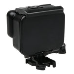 Bộ 2 trong 1 cho GoPro HERO6 /5 gồm nắp lưng màn hình cảm ứng + vỏ bảo vệ chống nước 45m (Cần tháo ống kính khi lắp) kèm khóa gắn cơ bản & vít dẫn, Cần tháo ống kính