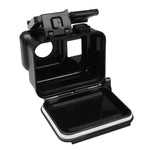 Bộ 2 trong 1 cho GoPro HERO6 /5 gồm nắp lưng màn hình cảm ứng + vỏ bảo vệ chống nước 45m (Cần tháo ống kính khi lắp) kèm khóa gắn cơ bản & vít dẫn, Cần tháo ống kính