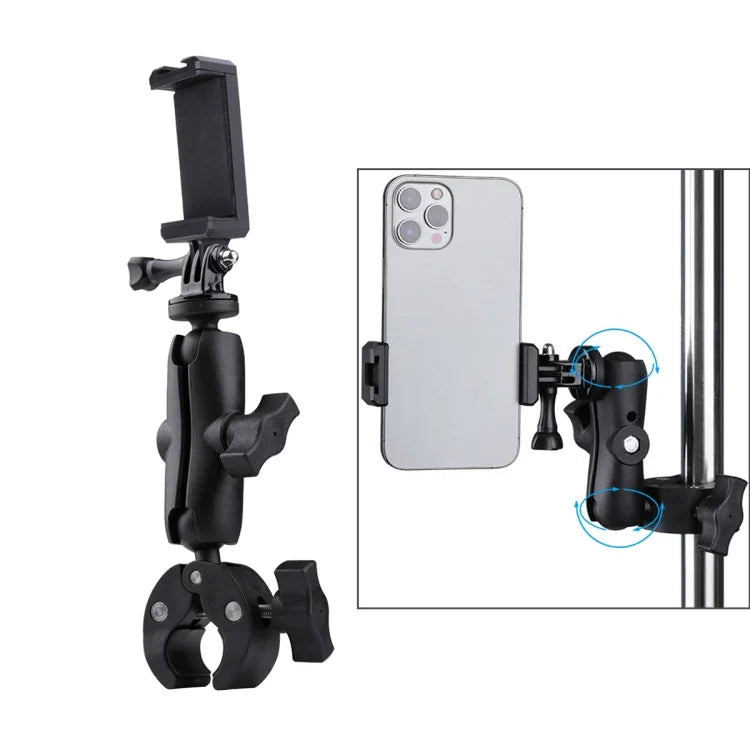 Phiên bản mở rộng giá đỡ kẹp plier có thể xoay 360 độ điều chỉnh với kẹp điện thoại, Phiên bản mở rộng giá đỡ kẹp plier + kẹp điện thoại