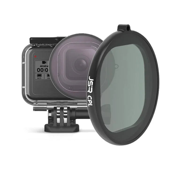 Bộ Lọc Ống Kính CPL Vỏ Tròn JSR cho GoPro HERO8 Black, Ống Kính CPL