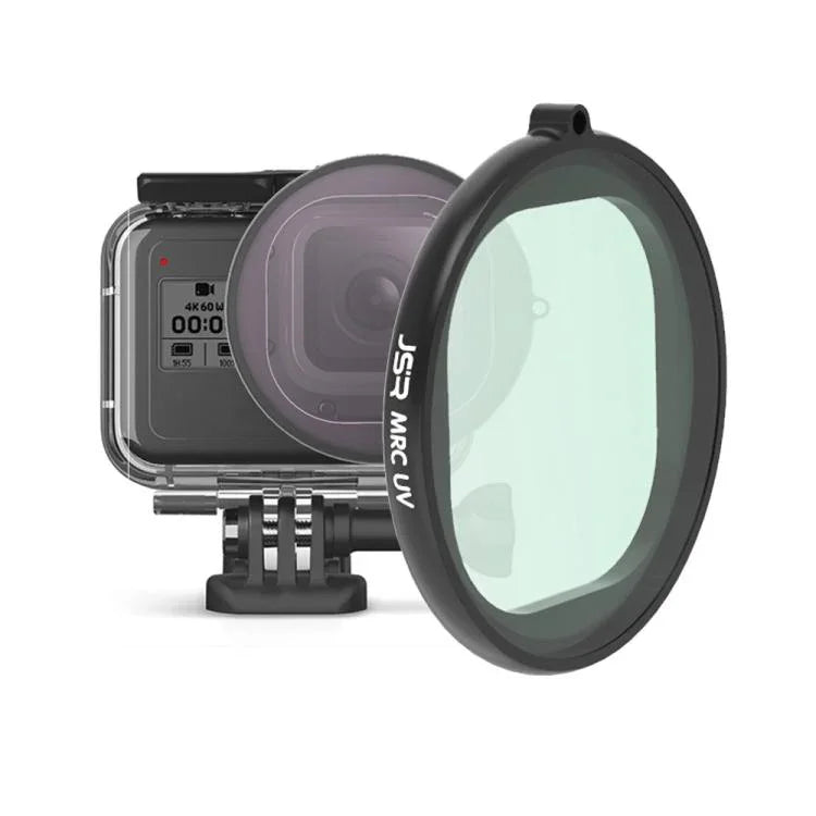 Bộ Lọc Ống Kính UV Vỏ Tròn JSR cho GoPro HERO8 Black, Ống Kính UV