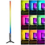 Đèn LED cầm tay LUXCeO Mood1 85cm RGB nhiều màu sắc tạo không khí theo nhịp điệu kèm chân đế, 85cm có chân đế