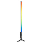 Đèn LED cầm tay LUXCeO Mood1 85cm RGB nhiều màu sắc tạo không khí theo nhịp điệu kèm chân đế, 85cm có chân đế