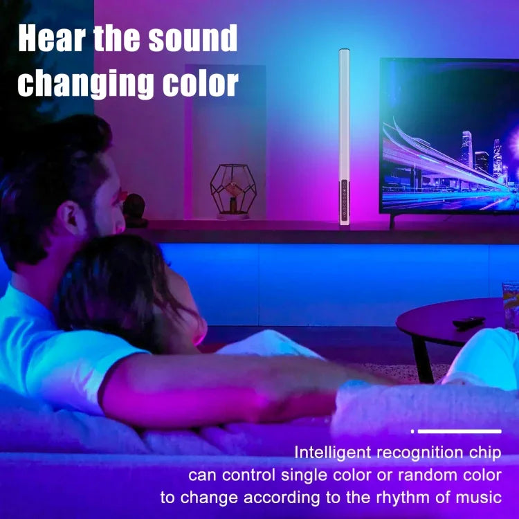 Đèn LED cầm tay LUXCeO Mood1 85cm RGB nhiều màu sắc tạo không khí theo nhịp điệu kèm chân đế, 85cm có chân đế