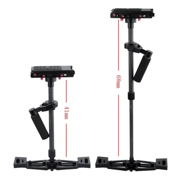 Bộ ổn định cầm tay chuyên nghiệp YELANGU YLG0107K dài 40-67cm bằng nhôm hàng không + sợi carbon cho máy ảnh DSLR DV