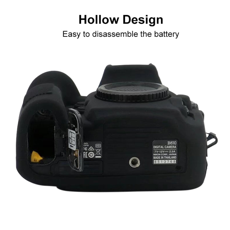 Ốp bảo vệ mềm bằng silicone cho Nikon D810, Dành cho Nikon D810