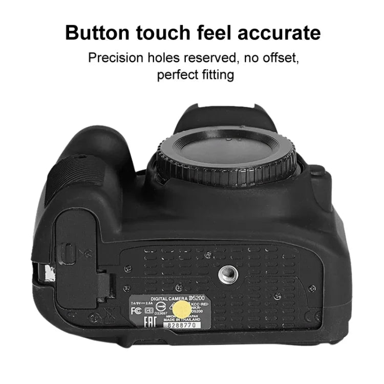 Ốp bảo vệ mềm bằng silicone cho Nikon D5200, Dành cho Nikon D5200