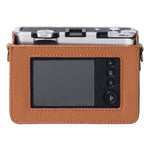 Túi da thật nguyên thân cho máy ảnh FUJIFILM instax mini Evo kèm dây đeo, Dành cho FUJIFILM instax mini Evo