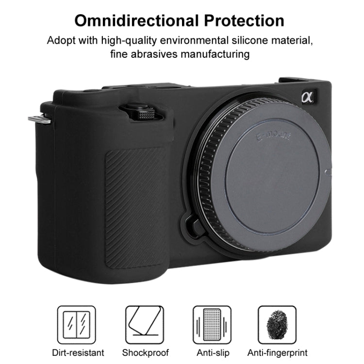 Bao da silicon mềm bảo vệ cho Sony ZV-E10, dành cho Sony ZV-E10