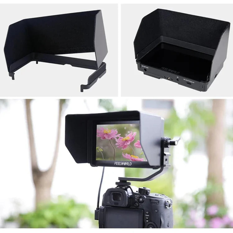Màn hình trường quay DSLR cảm ứng 6 inch FEELWORLD F5 Pro V4, 3D LUT, 4K HDMI vào ra, tay nghiêng, F5 Pro V4
