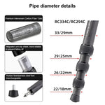 BEXIN RC294 Chân Máy Ảnh Sợi Carbon Gấp Gọn Di Động với Đầu Bi Toàn Cảnh K44, RC294+K44