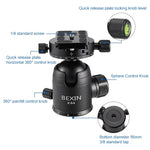 Chân Máy Ảnh Carbon Gấp Gọn Di Động BEXIN RC334, RC334