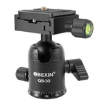 Đầu bi kim loại xoay 360 độ BEIXIN QB-30 với đế tháo nhanh, QB-30