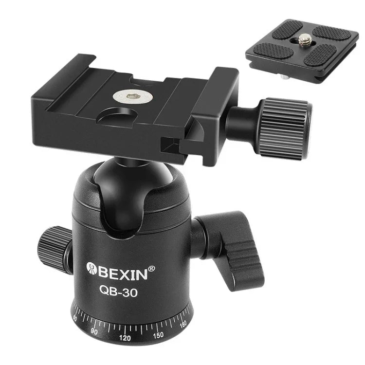 Đầu bi kim loại xoay 360 độ BEIXIN QB-30 với đế tháo nhanh, QB-30