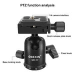 Đầu bi kim loại xoay 360 độ BEIXIN QB-30 với đế tháo nhanh, QB-30