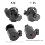 BEXIN K18A Đầu Bi Kim Loại Quay 360 Độ Toàn Cảnh Mini, K18A
